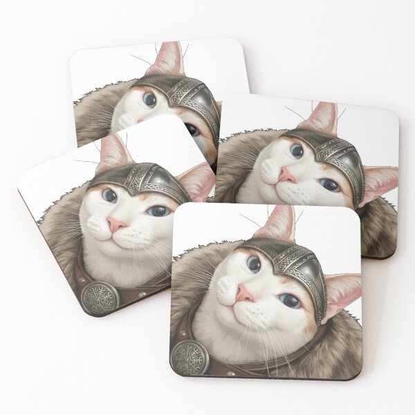 Item preview, Viking Meow:  Feline Raider Tilt designed and sold by Dragon Tempest Productions.
