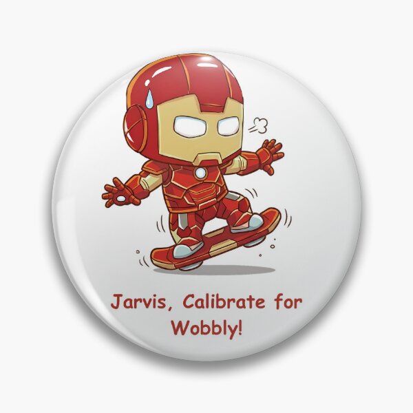 Item preview, Silly Cute Chibi Superhero Skateboarding - Calibrate For Wobbly designed and sold by MAXIZPRINT.