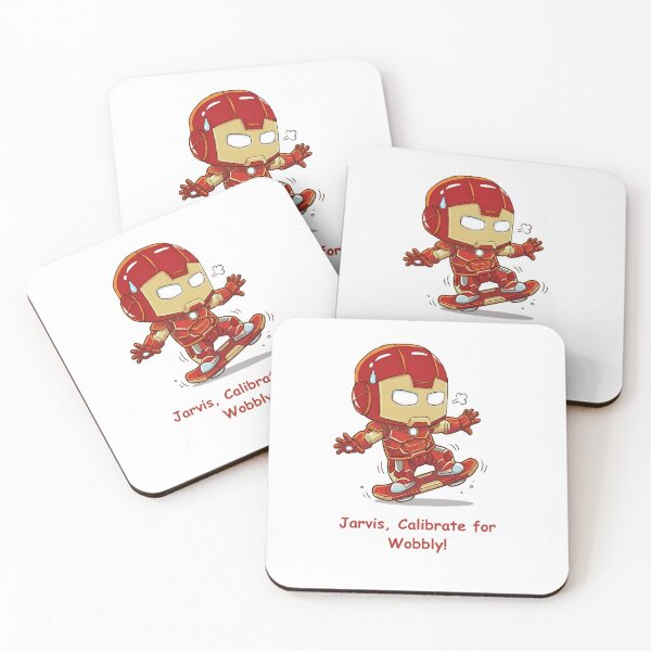 Item preview, Silly Cute Chibi Superhero Skateboarding - Calibrate For Wobbly designed and sold by MAXIZPRINT.