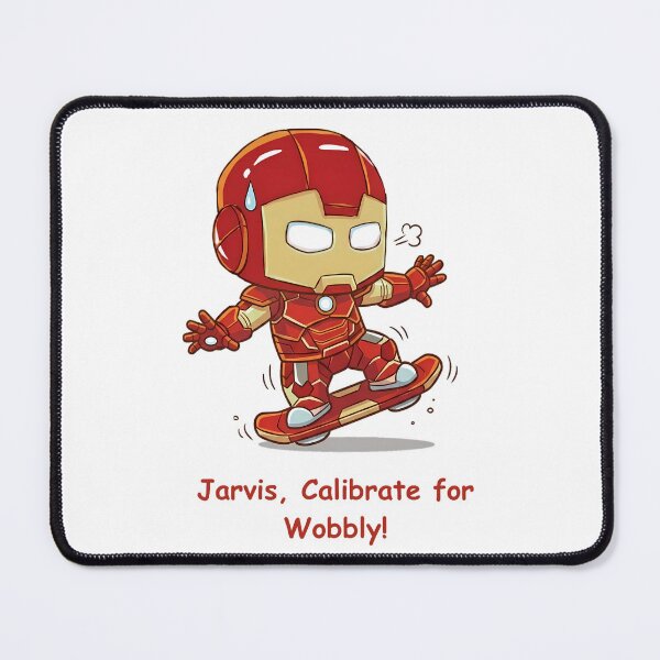 Item preview, Silly Cute Chibi Superhero Skateboarding - Calibrate For Wobbly designed and sold by MAXIZPRINT.