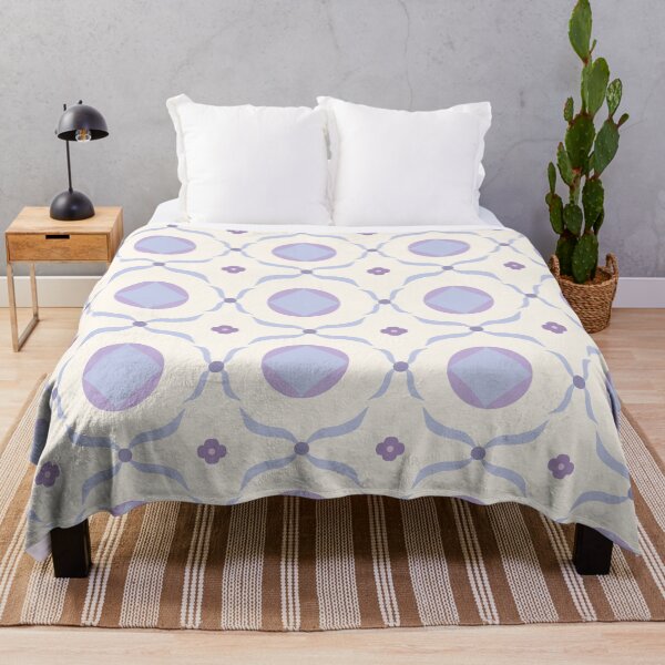 Item preview, Soft Purple Retro Lattice Geometric Pattern designed and sold by SbRandomLab.