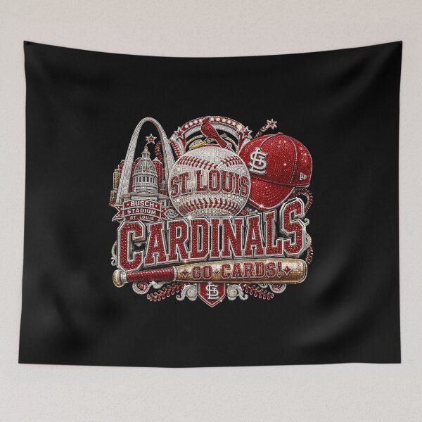 Artikelvorschau, Glitzerdesign des St. Louis Baseballteams entworfen und verkauft von LaurenFlo96971.