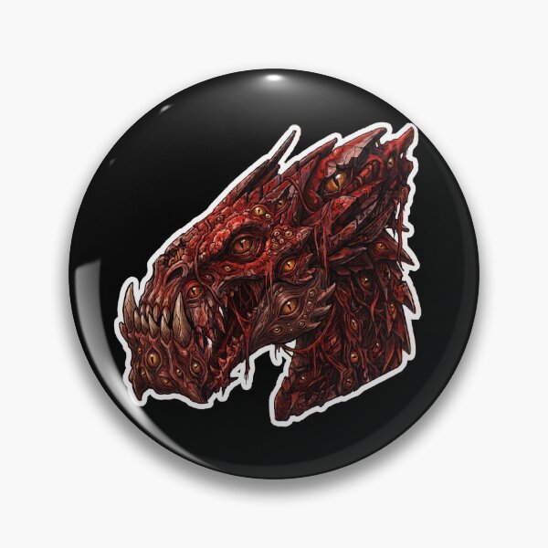 Item preview, Fanged Eldritch Blood Dragon Gore Horror Monster Sticker designed and sold by bug4j_DragonLab.