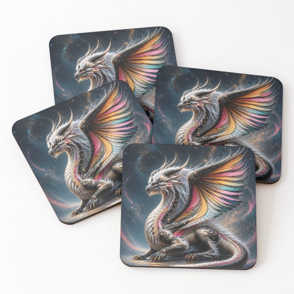 Item preview, Celestial Dragon – Cosmic Fantasy Space Dragon Among the Stars designed and sold by DrakariArt.