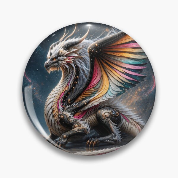 Item preview, Celestial Dragon – Cosmic Fantasy Space Dragon Among the Stars designed and sold by DrakariArt.