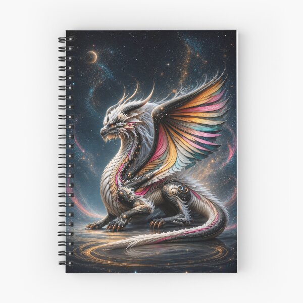 Item preview, Celestial Dragon – Cosmic Fantasy Space Dragon Among the Stars designed and sold by DrakariArt.