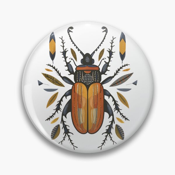 Item preview, Floral Beetle Bug designed and sold by xiao xuans.