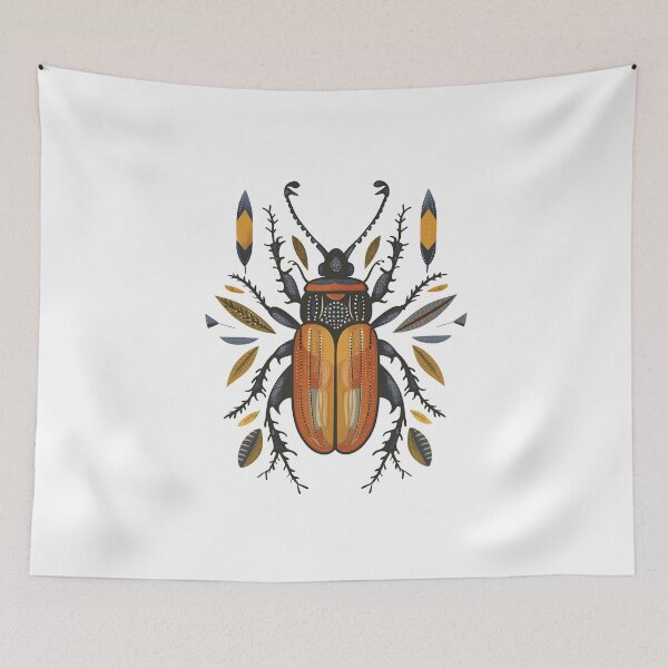 Item preview, Floral Beetle Bug designed and sold by xiao xuans.