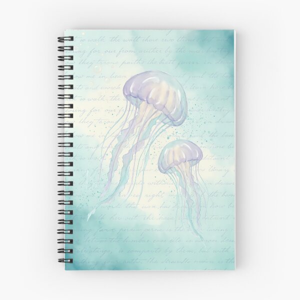 Item preview, Drifting in Calm – Watercolor Jellyfish Art Print designed and sold by Saxon Designs.