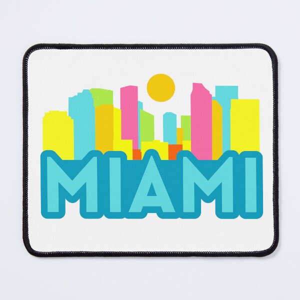 Item preview, Colorful Miami City Florida Cityscape designed and sold by mizam.
