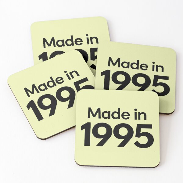 Item preview, Made in 1995 Birthday Gift | 1995 Born Vintage Retro Birth Year Design designed and sold by MimiSabu.