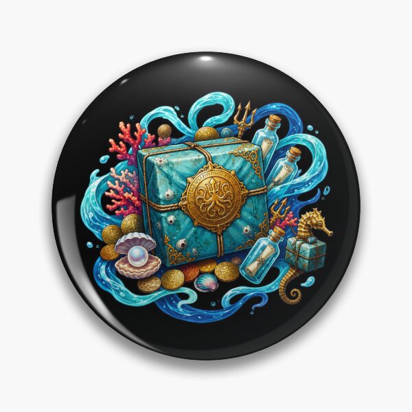 Item preview, Underwater Treasure Parcel | Ocean Mystery & Mermaid Treasure Fantasy designed and sold by MrDev.