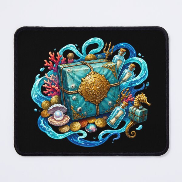 Item preview, Underwater Treasure Parcel | Ocean Mystery & Mermaid Treasure Fantasy designed and sold by MrDev.