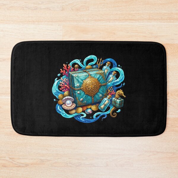 Item preview, Underwater Treasure Parcel | Ocean Mystery & Mermaid Treasure Fantasy designed and sold by MrDev.