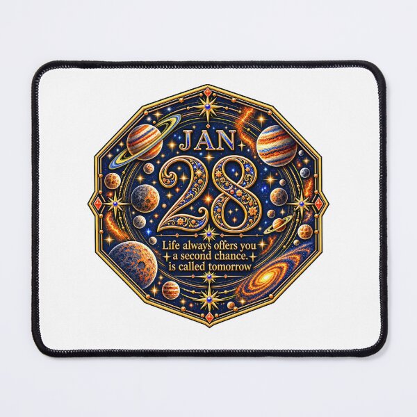 Item preview, January 28  Birthday Inspirational Design designed and sold by LunaMoments.