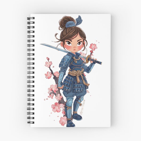 Item preview,  cute chibi samurai girl katana designed and sold by cutemakerotart.