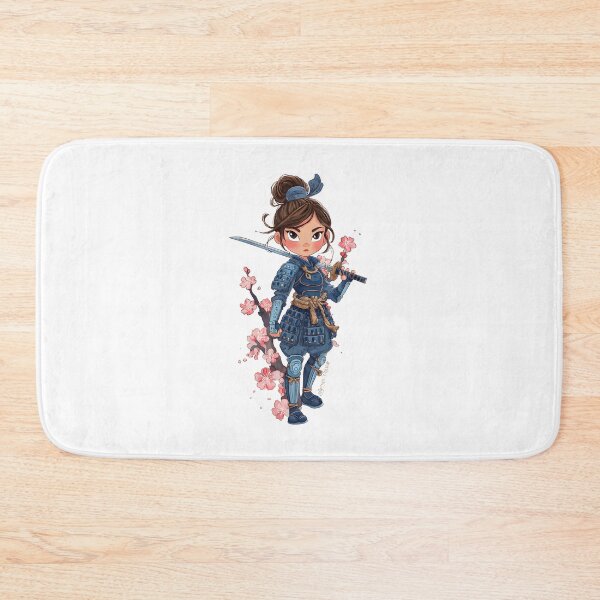 Item preview,  cute chibi samurai girl katana designed and sold by cutemakerotart.