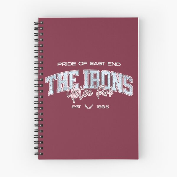 Item preview, The Irons Upton Park Vintage Retro Soccer Football Streetwear designed and sold by Red-since-1892.