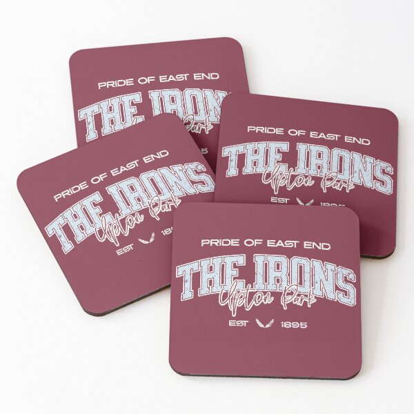 Item preview, The Irons Upton Park Vintage Retro Soccer Football Streetwear designed and sold by Red-since-1892.