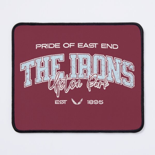 Item preview, The Irons Upton Park Vintage Retro Soccer Football Streetwear designed and sold by Red-since-1892.