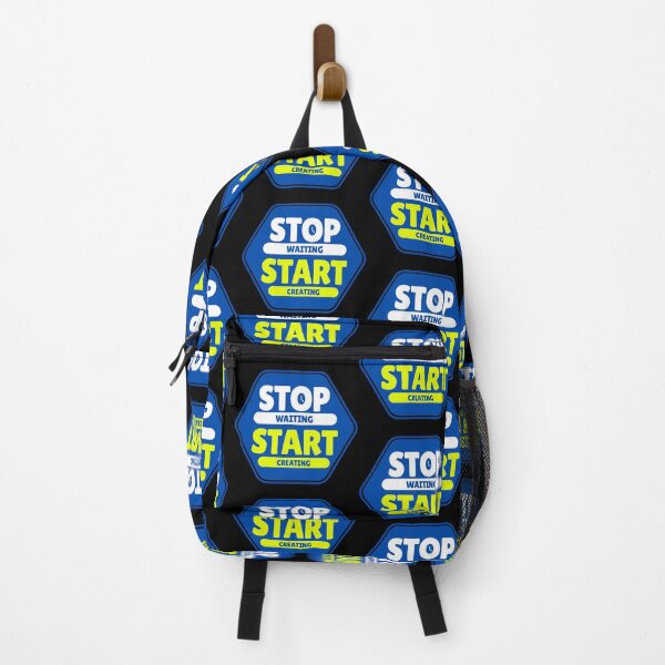 Item preview, Stop Waiting Start Creating Writing Quote designed and sold by Lovemountain.