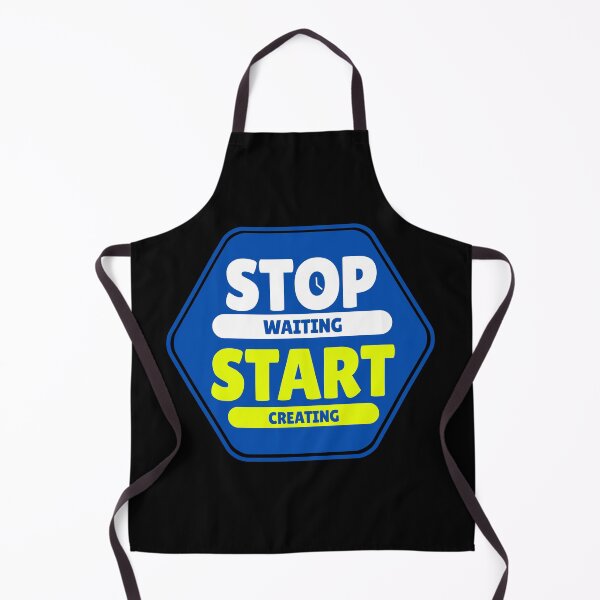 Item preview, Stop Waiting Start Creating Writing Quote designed and sold by Lovemountain.
