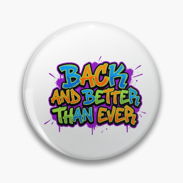 Item preview, Back to school Back And Better Than Ever | Colorful Graffiti Back To School designed and sold by Uglyandcute.