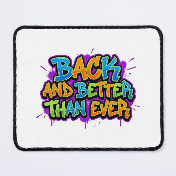 Item preview, Back to school Back And Better Than Ever | Colorful Graffiti Back To School designed and sold by Uglyandcute.