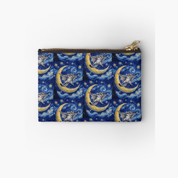Item preview, Funny Sugar Glider Starry Night Painting Cute Moon Stars Boys Girls Kids designed and sold by FurryHavenPH.