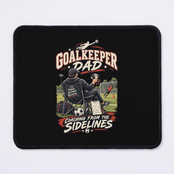 Item preview, Coaching From the Sidelines Goalkeeper Dad designed and sold by PunchDrop.
