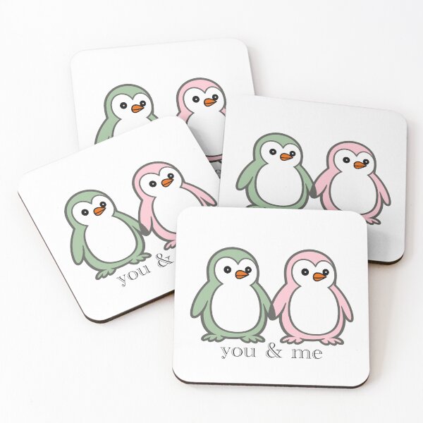 Item preview, You & me – two Penguins, one connection Set 4 designed and sold by Pippo-Penguin.