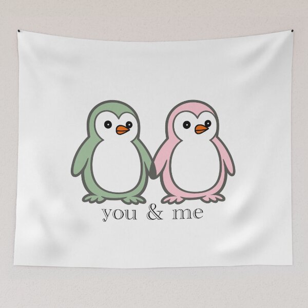 Item preview, You & me – two Penguins, one connection Set 4 designed and sold by Pippo-Penguin.