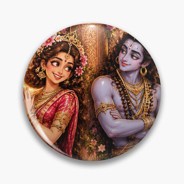 Item preview, Radha Krishna Eternal Divine Love designed and sold by RedSwagStore.
