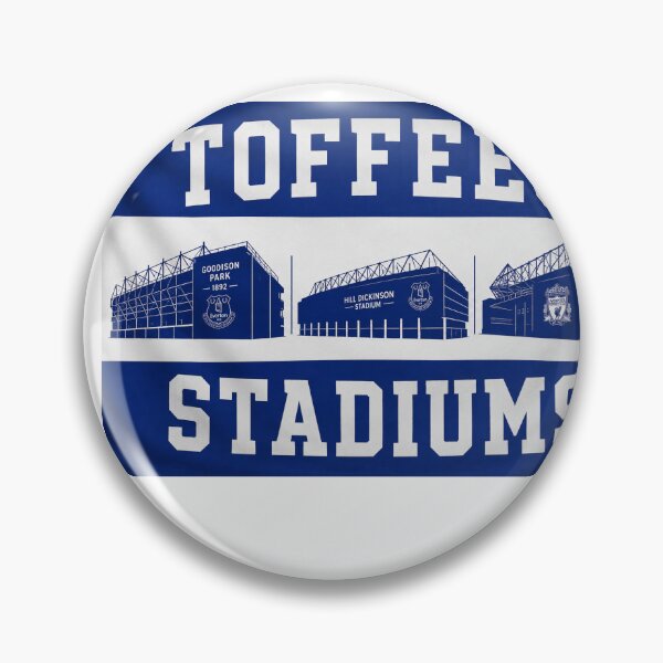 Item preview, Everton FC Stadium Flag Fan Sticker designed and sold by FanFueledStickers.
