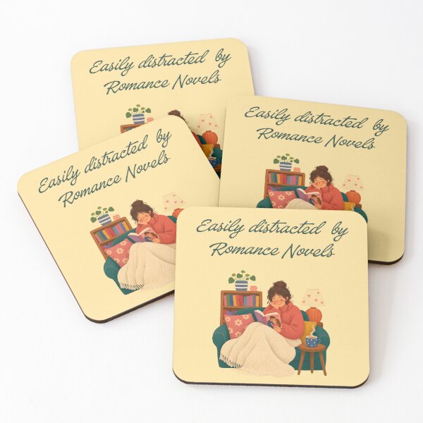Item preview, Easily distracted by romance novels designed and sold by Designnari.