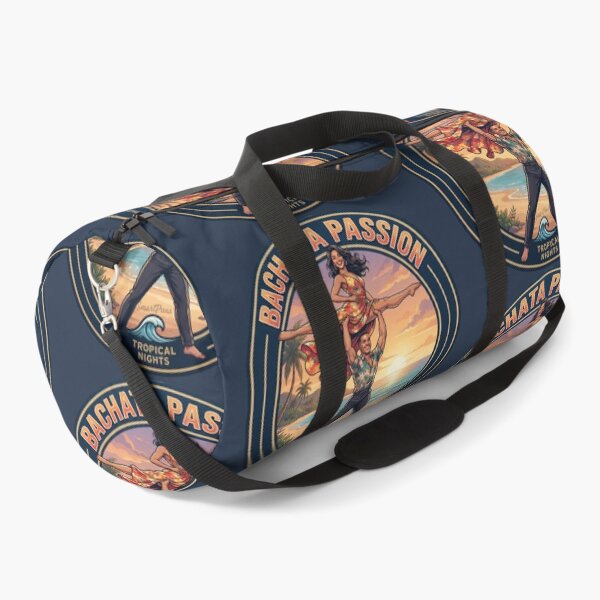 Item preview, Bachata Passion Tropical Nights – Acrobatic Split Lift Dance Couple, Round Sunset Beach Emblem Retro Graphic Apparel Sticker designed and sold by SmartPuns.
