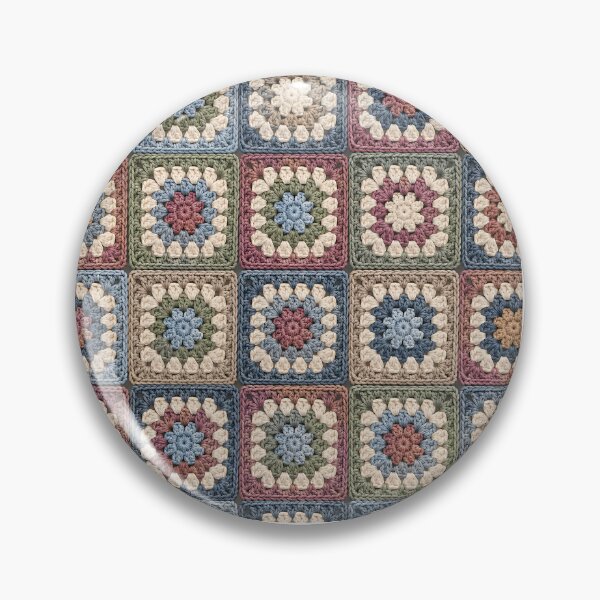 Item preview, Vintage Crochet Granny Squares Pattern – Cozy Handmade Yarn Design designed and sold by blankTeeShirt.