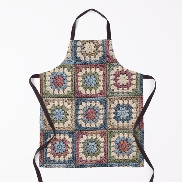 Item preview, Vintage Crochet Granny Squares Pattern – Cozy Handmade Yarn Design designed and sold by blankTeeShirt.