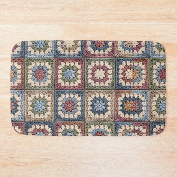 Item preview, Vintage Crochet Granny Squares Pattern – Cozy Handmade Yarn Design designed and sold by blankTeeShirt.