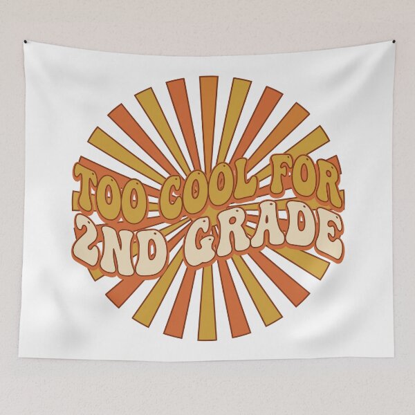 Item preview, Back to school Too Cool For 2nd Grade | Retro Groovy Back To School Second Grade designed and sold by Uglyandcute.