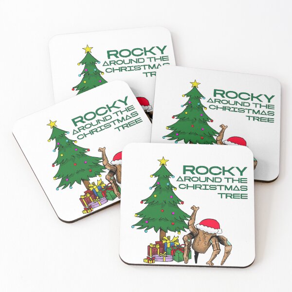 Item preview, Rocky Around The Christmas Tree designed and sold by chriswattsart.