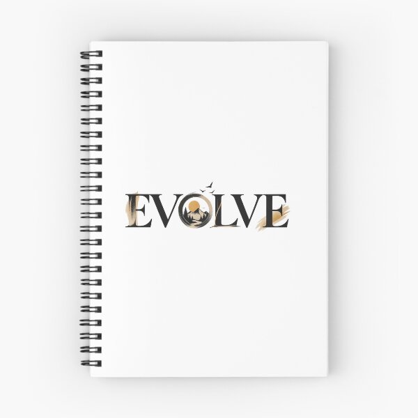 Item preview, EVOLVE – Embrace Growth | Minimalist Nature Inspired Typography designed and sold by Seer beyond Mind.