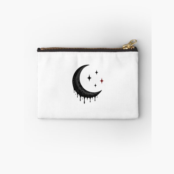 Item preview, Dripping Crescent Moon – Dark Celestial Gothic Design designed and sold by emmmeee55.