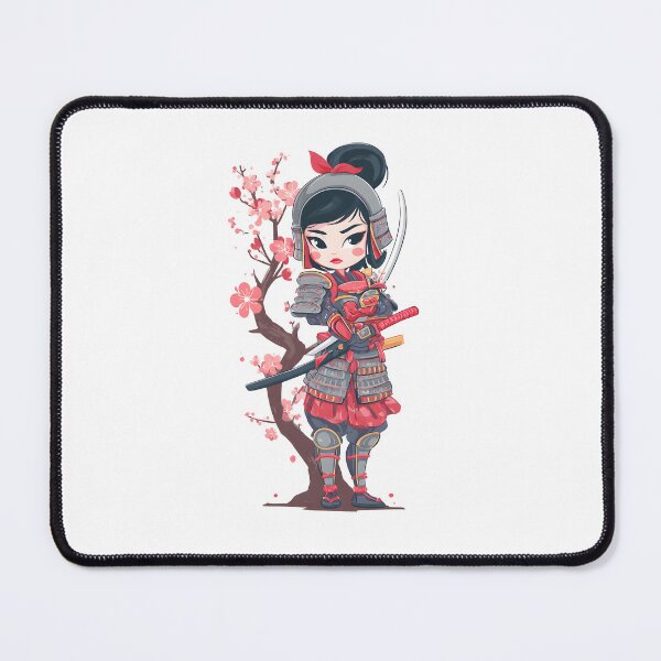 Item preview,  chibi samurai girl cute designed and sold by cutemakerotart.