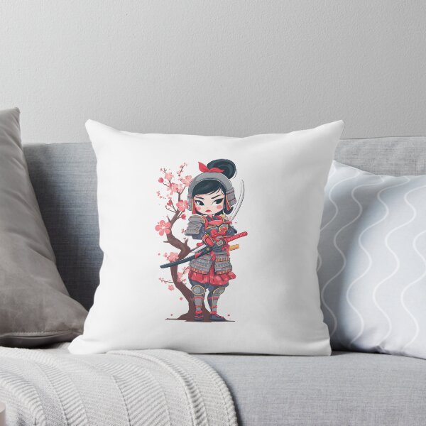 Item preview,  chibi samurai girl cute designed and sold by cutemakerotart.