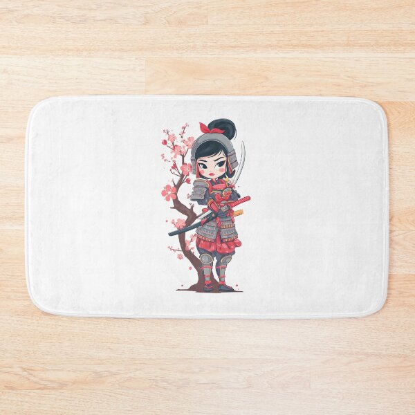 Item preview,  chibi samurai girl cute designed and sold by cutemakerotart.