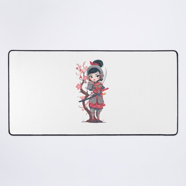 Item preview, chibi samurai girl cute designed and sold by cutemakerotart.