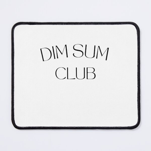 Item preview, Dim Sum Club Elegant Typography Aesthetic Sticker designed and sold by ArtisanPrintHk.
