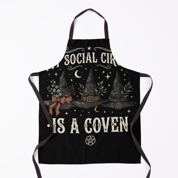 Item preview, My Social Circle Is A Coven Witchcraft Witches Pagan Magic designed and sold by w66aboo.