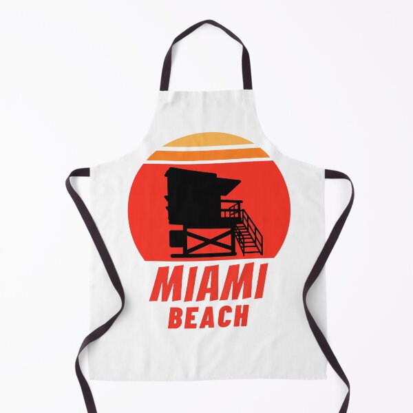 Item preview, Sunset Miami Beach Florida Lifeguard Tower designed and sold by mizam.